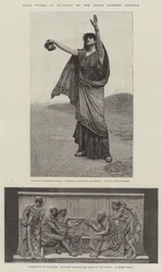 Prize Works of Students of the Royal Academy Schools. Illustration for The Illustrated London News
